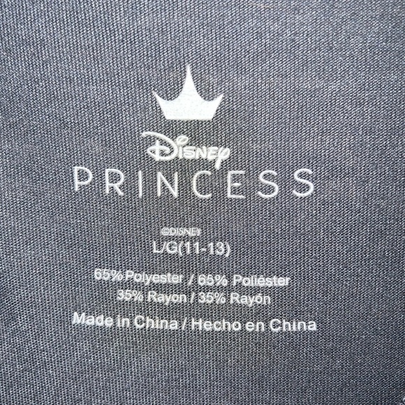 Disney Princess Royalty graphic tee shirt top size Large 11-13 Disneyland Parks - Picture 3 of 4